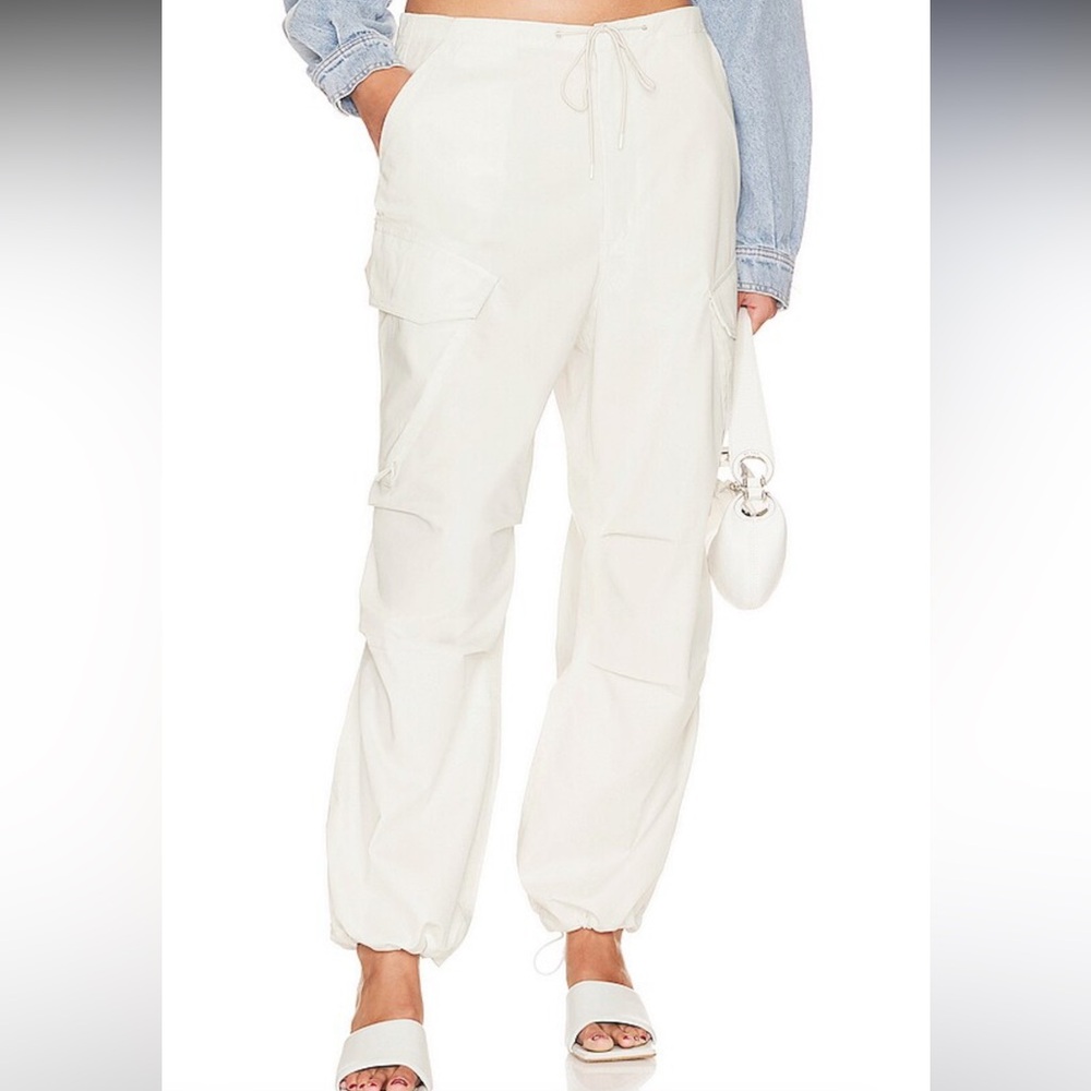 Agolde White Cargo Pants